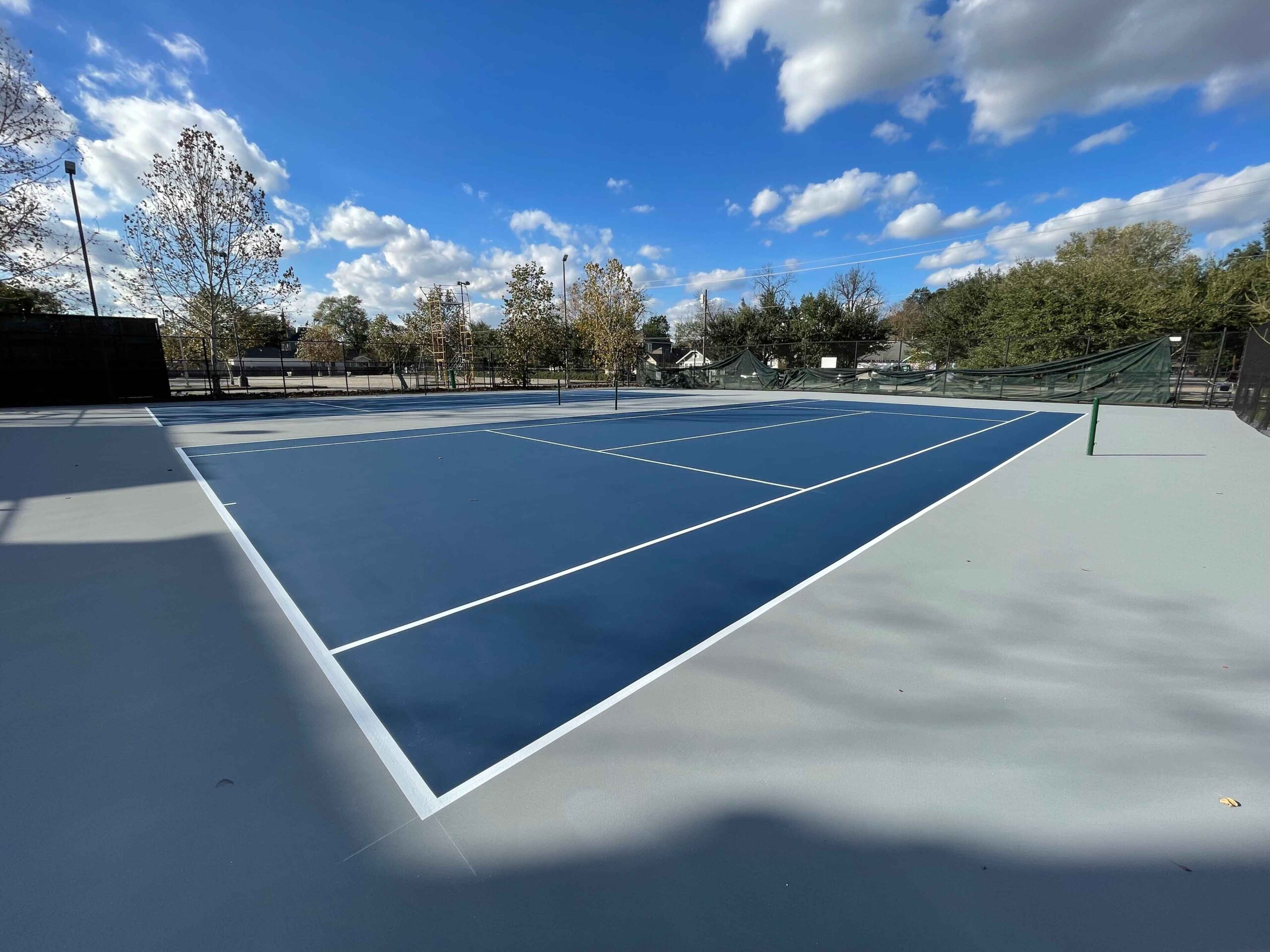 Austin Pickleball Court Construction by Aguilar Athletics