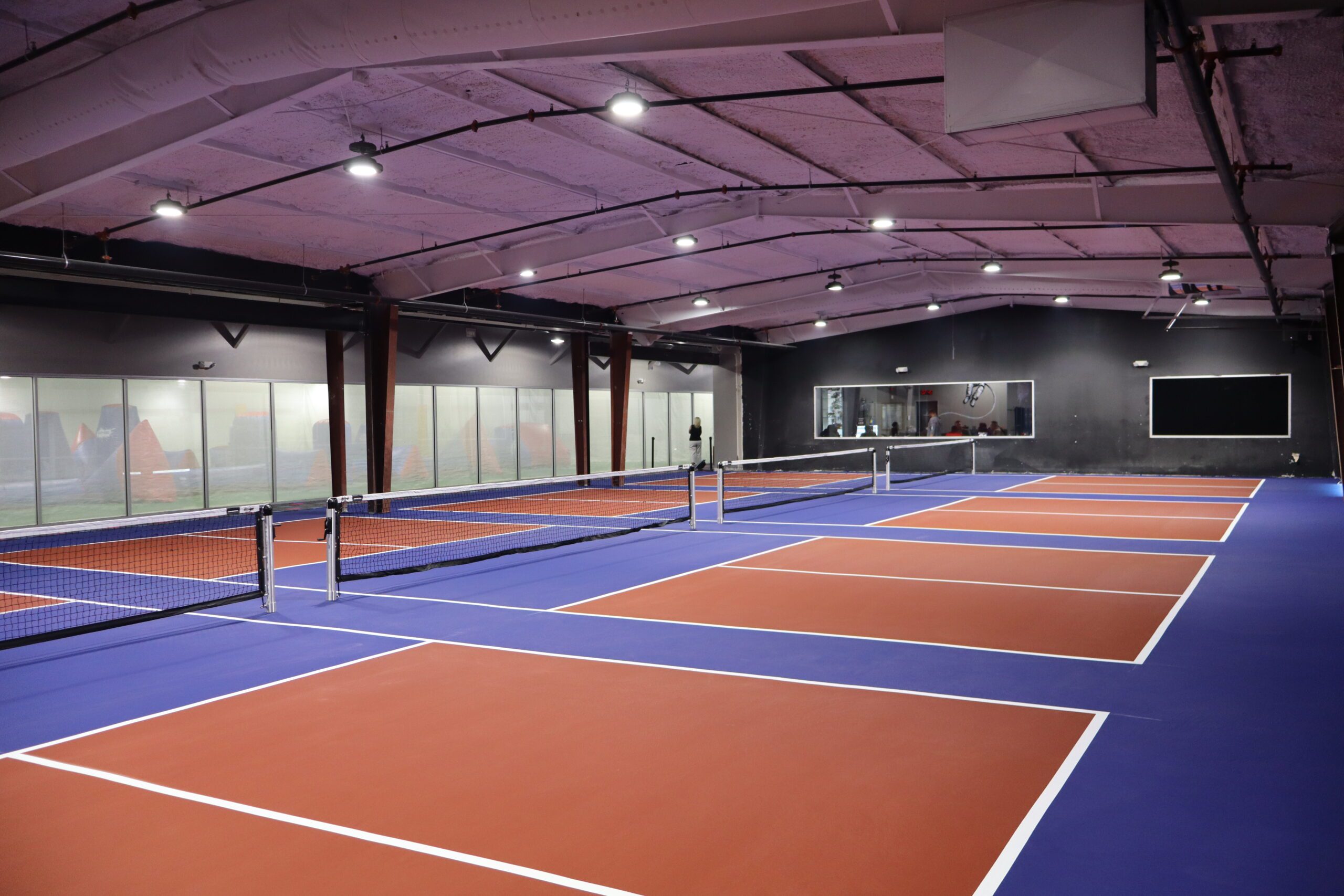 Indoor Pickleball Court by Aguilar Athletic Services