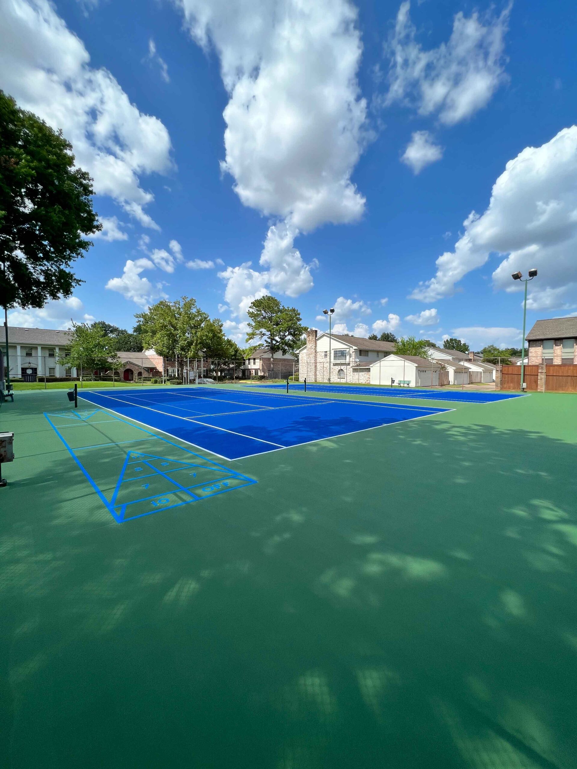 Austin Tennis Court Construction by Aguilar Athletics