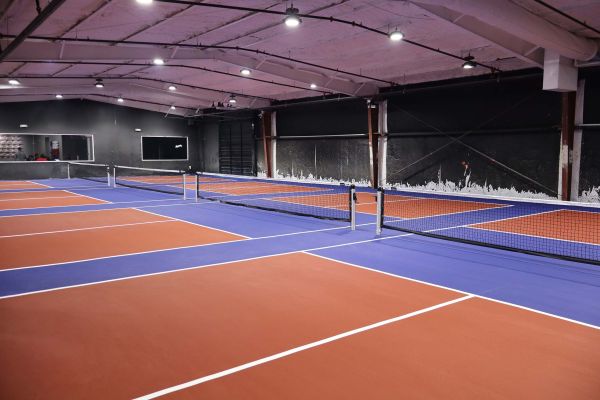 Indoor Pickleball Court by Aguilar Athletic Services